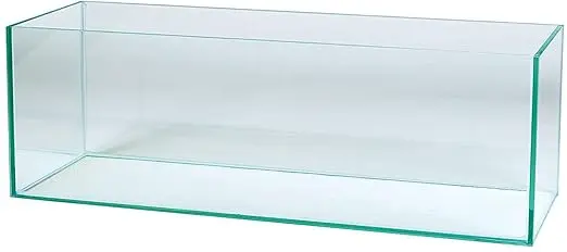 Home Decoration Turtle Aquarium Tank Beautiful Fashion Clear Glass Mini Fish Tank Aqua Habitat Aquarium Tank Only Rust Resistant Colour May Vary 9x9x18 Inches 24L