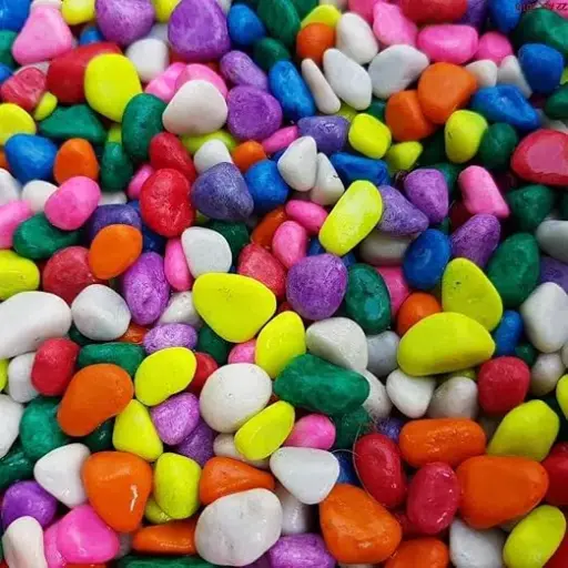 Multicolored Stones for Aquarium Tank